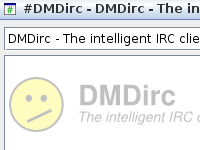 DMDirc logo as background in a channel